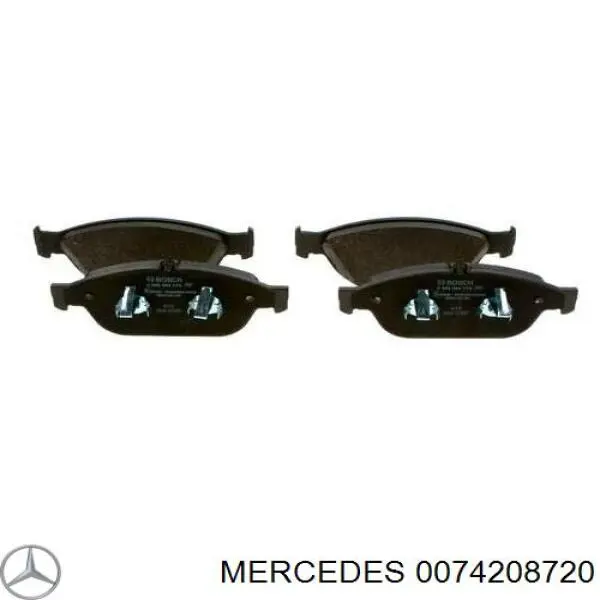 Колодки Mercedes 0074208720 цена, от 48.27 USD