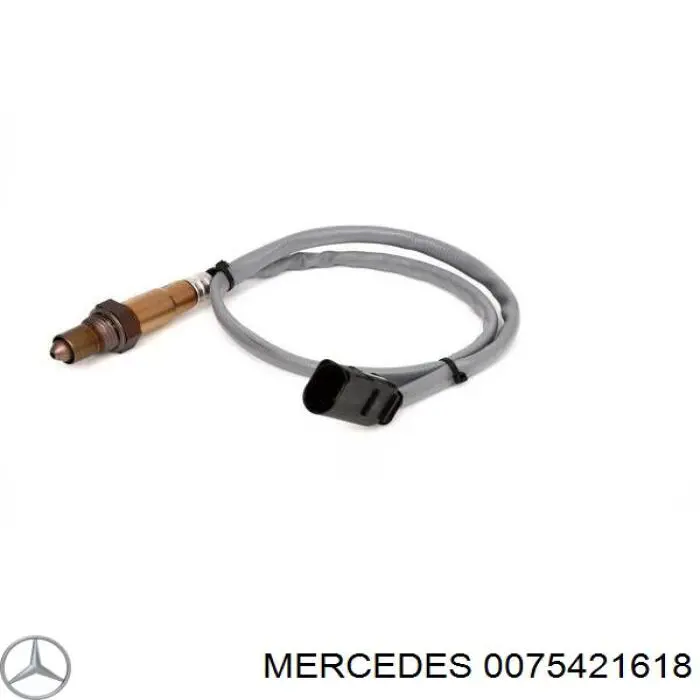 0075421618 Mercedes sonda lambda, sensor de oxigênio até o catalisador