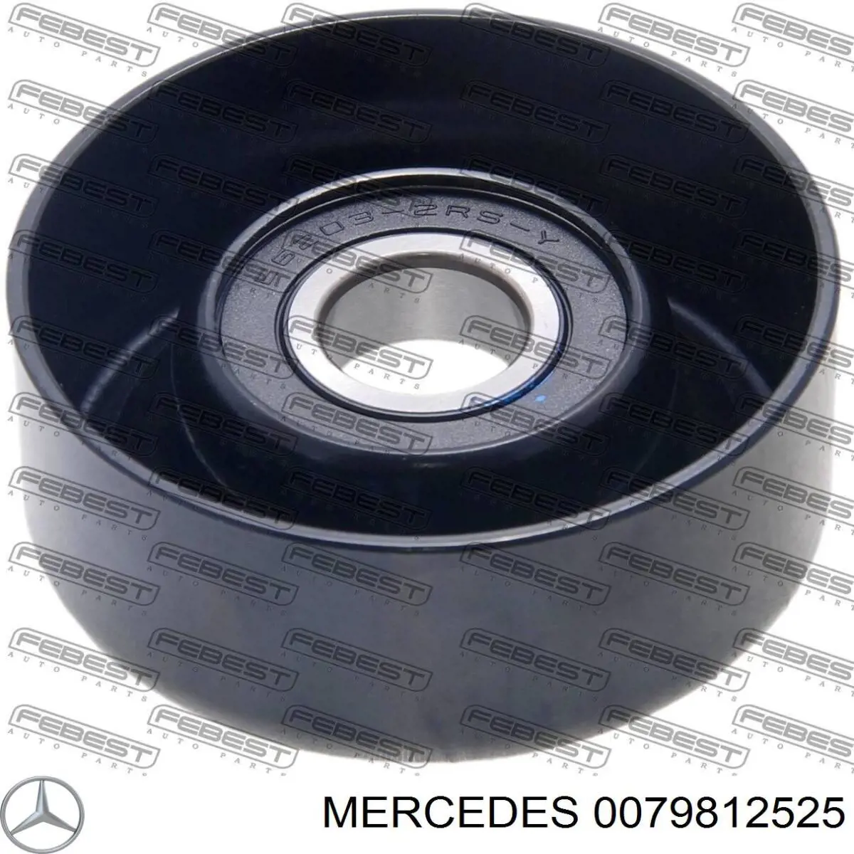 0079812525 Mercedes rolamento de suporte da árvore primária da caixa de mudança (rolamento de centragem de volante)