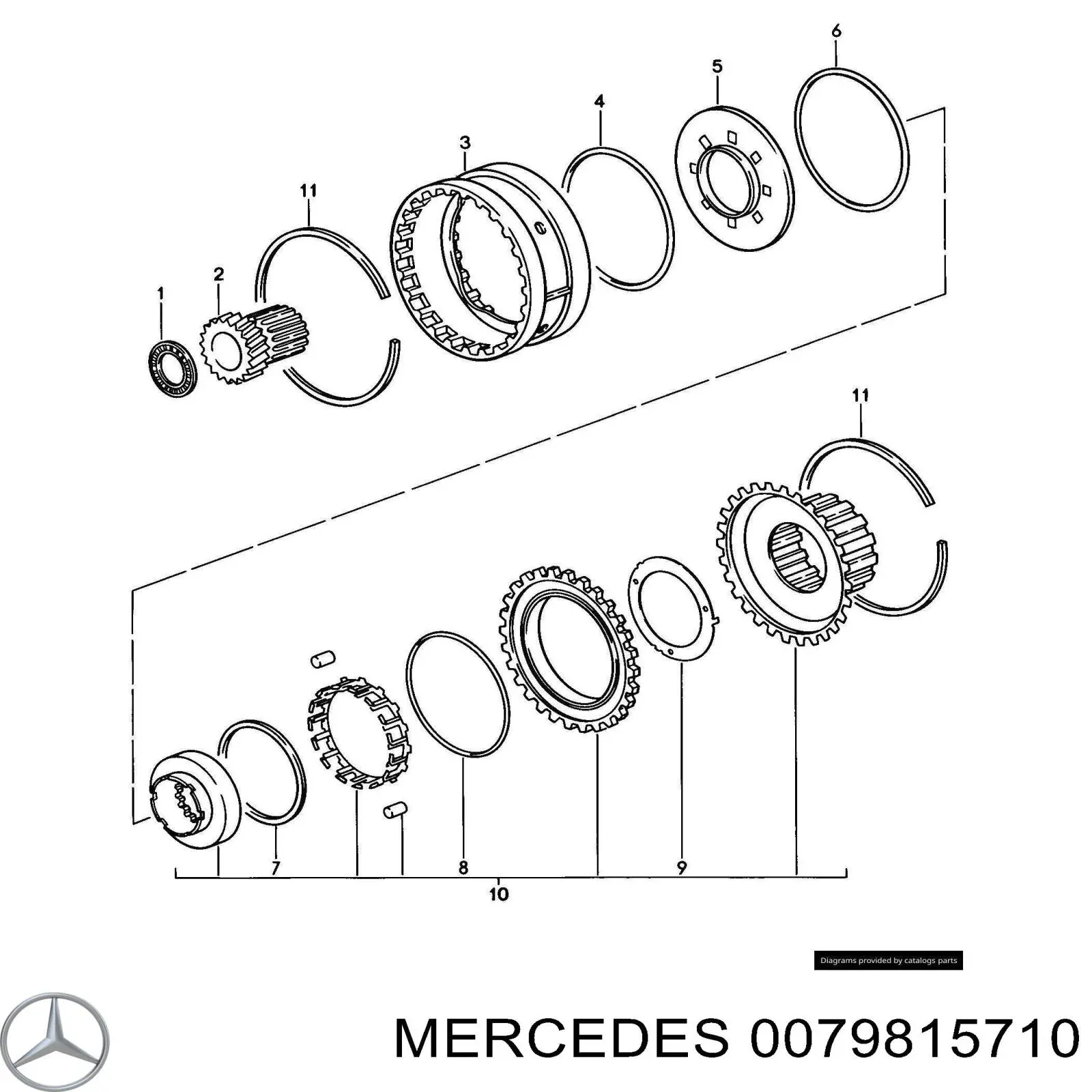 A0079815710 Mercedes 