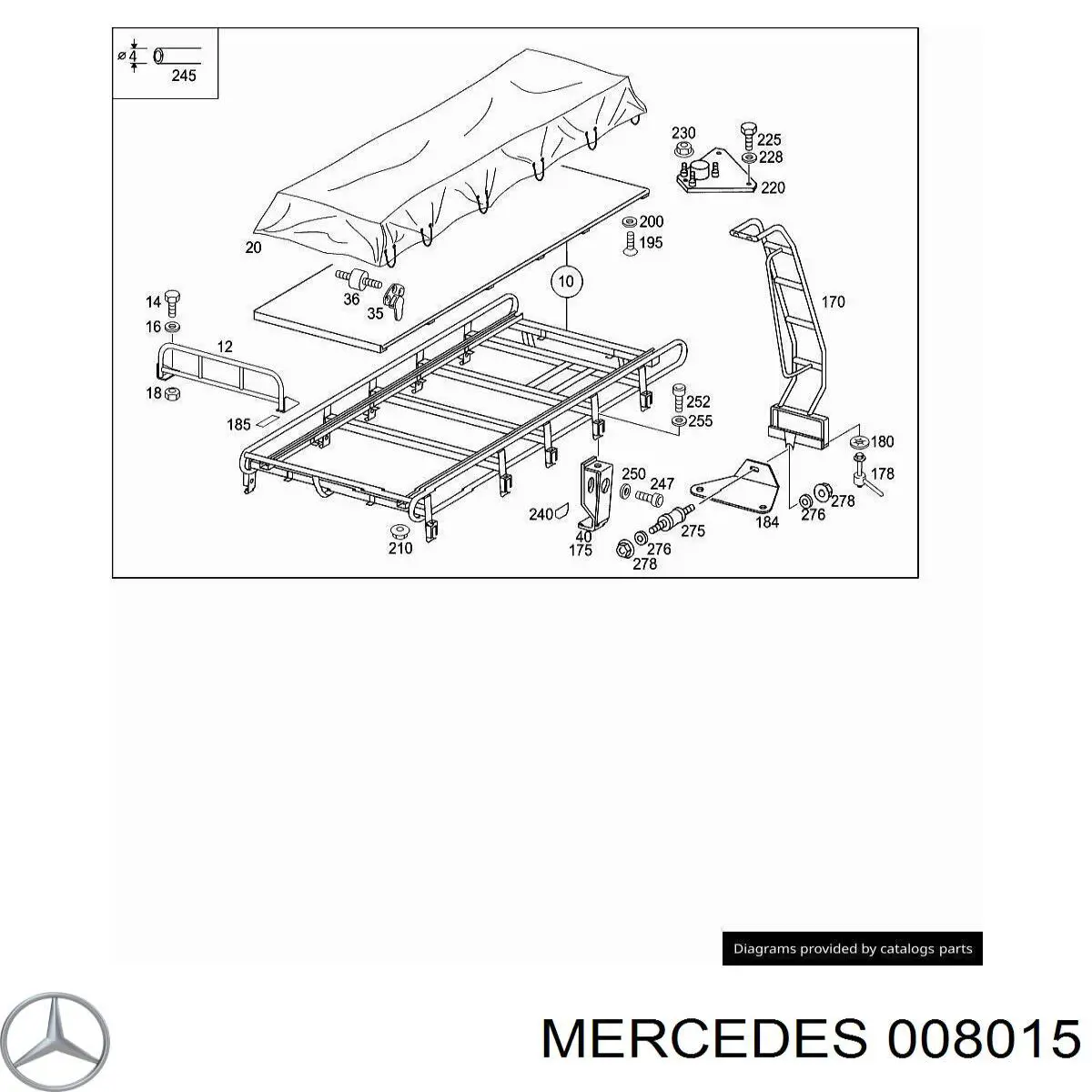  Mercedes 008015 цена, от 3.72 USD