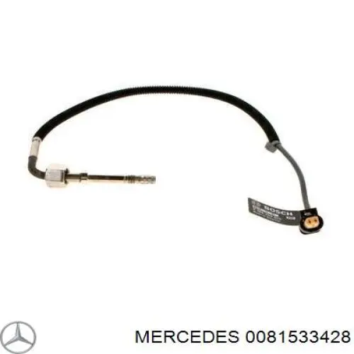 Датчик температуры отработавших газов (ОГ), после сажевого фильтра 0081533428 Mercedes