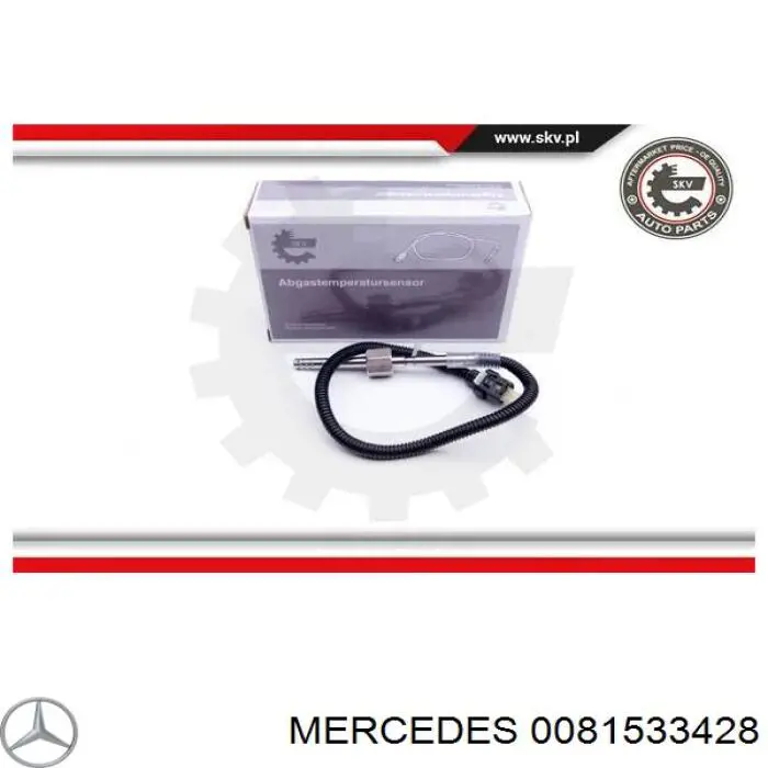 Купить 0081533428 Mercedes Датчик температуры отработавших газов (ОГ), после сажевого фильтра