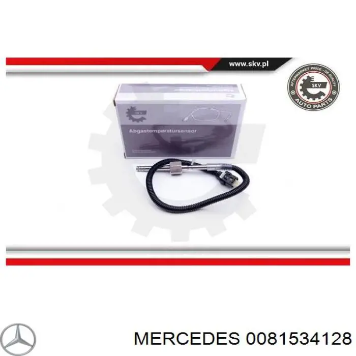Датчик температуры выхлопных газов  до катализатора Mercedes 0081534128 цена, от 39.16 USD