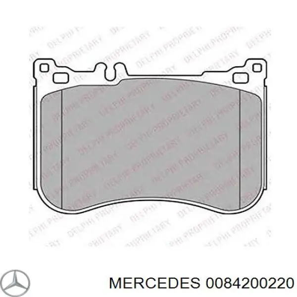Колодки Mercedes 0084200220 цена, от 96.94 USD