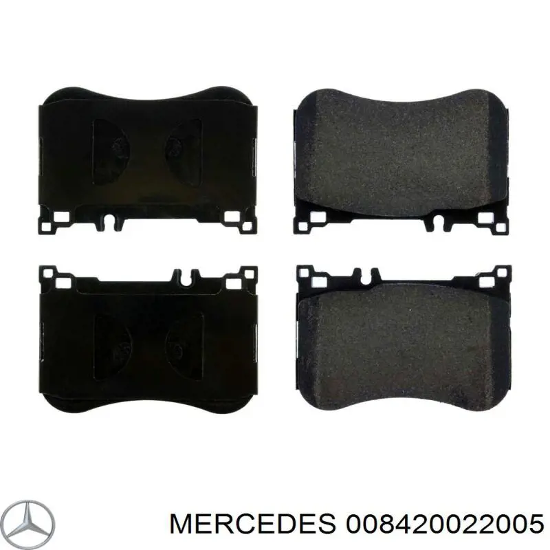 008420022005 Mercedes колодки тормозные передние дисковые