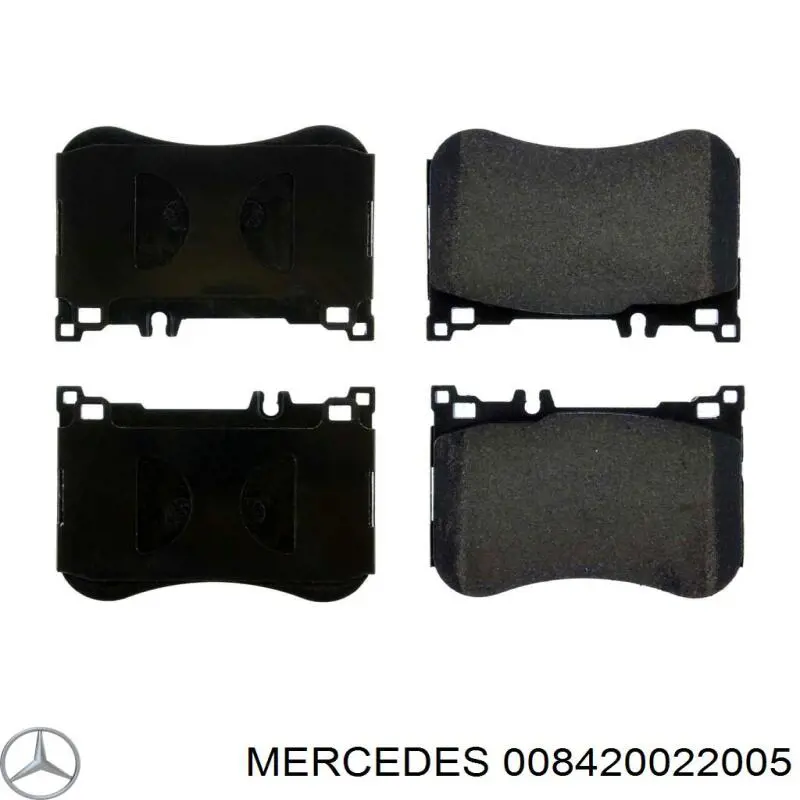 Передние тормозные колодки 008420022005 Mercedes