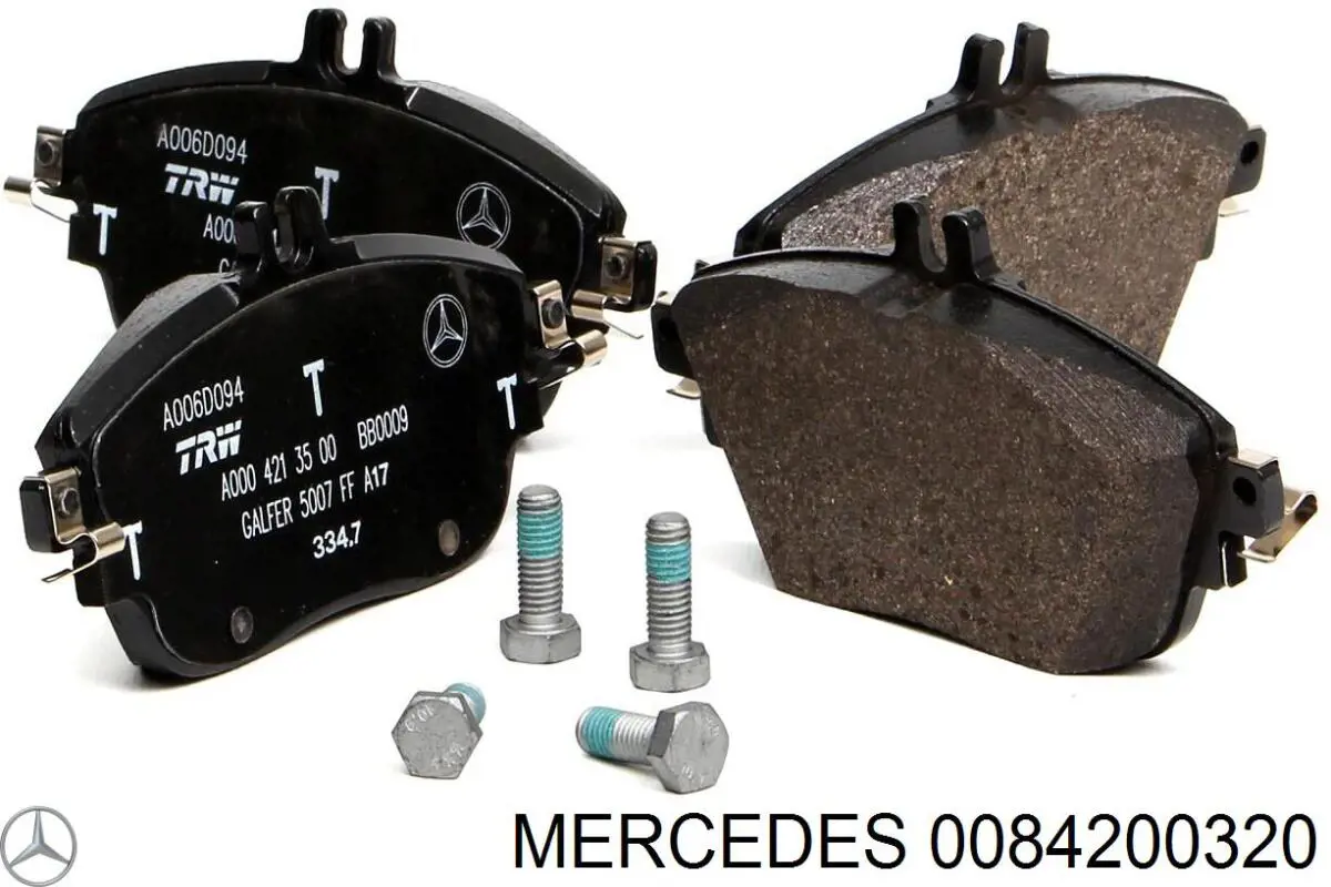 Передние тормозные колодки 0084200320 Mercedes