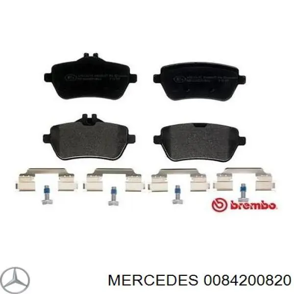 0084200820 Mercedes Колодки тормозные дисковые комплект