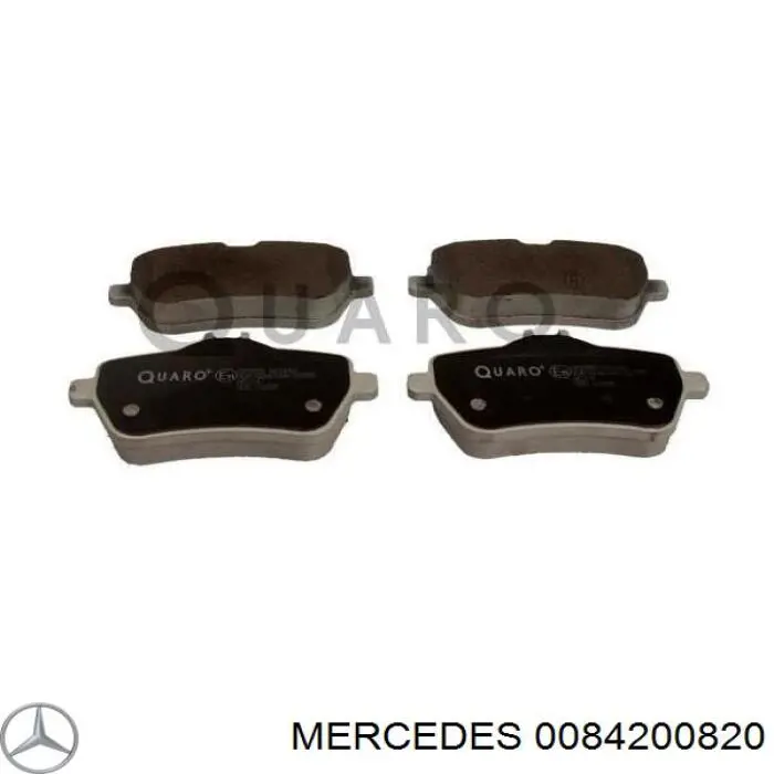 Задние тормозные колодки 0084200820 Mercedes