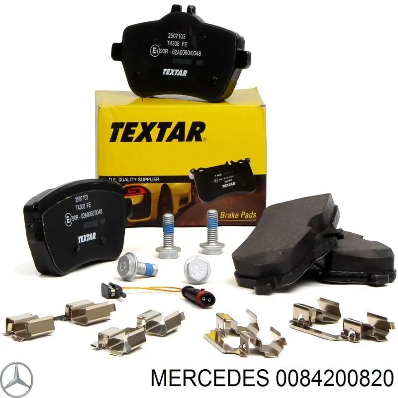 Купить 0084200820 Mercedes Колодки тормозные задние, дисковые