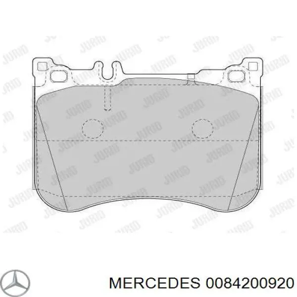 Купить 0084200920 Mercedes Колодки тормозные