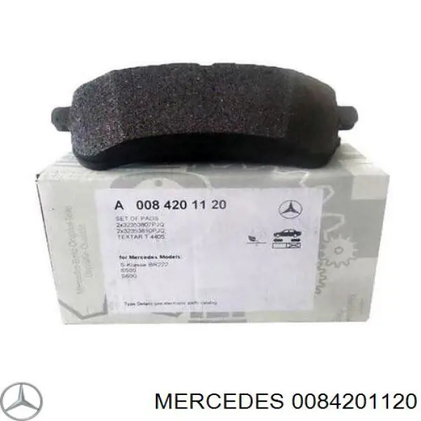 Задние тормозные колодки 0084201120 Mercedes