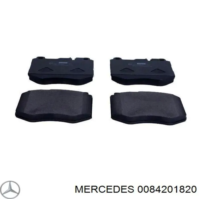 0084201820 Mercedes sapatas do freio dianteiras de disco