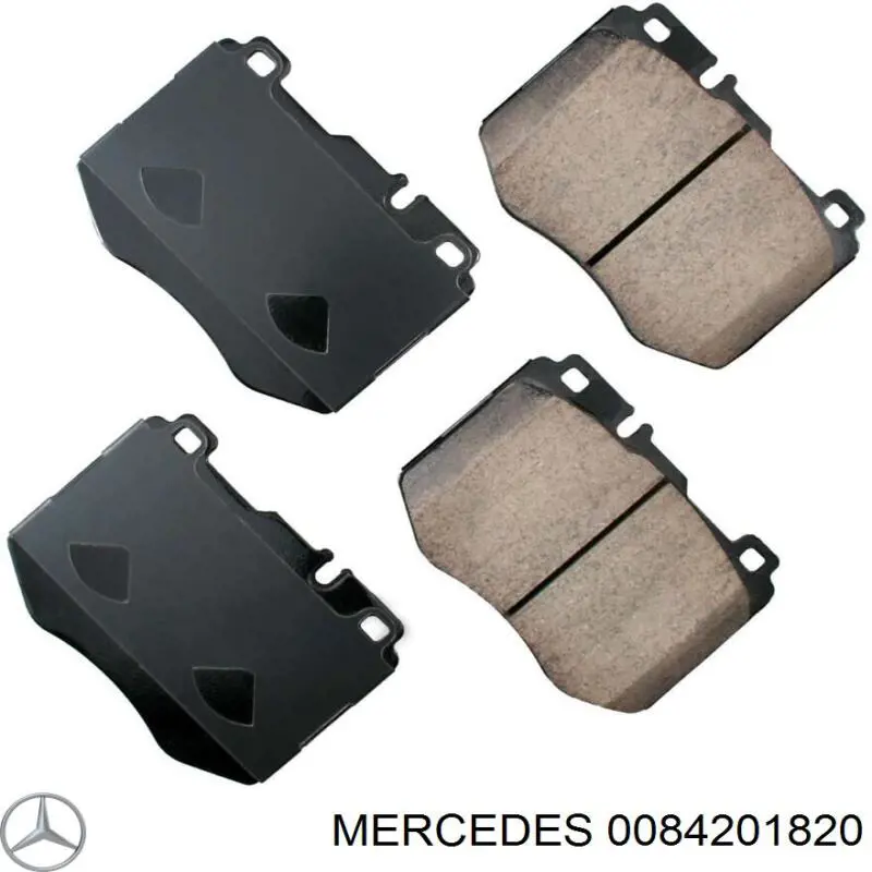 Передние тормозные колодки 0084201820 Mercedes