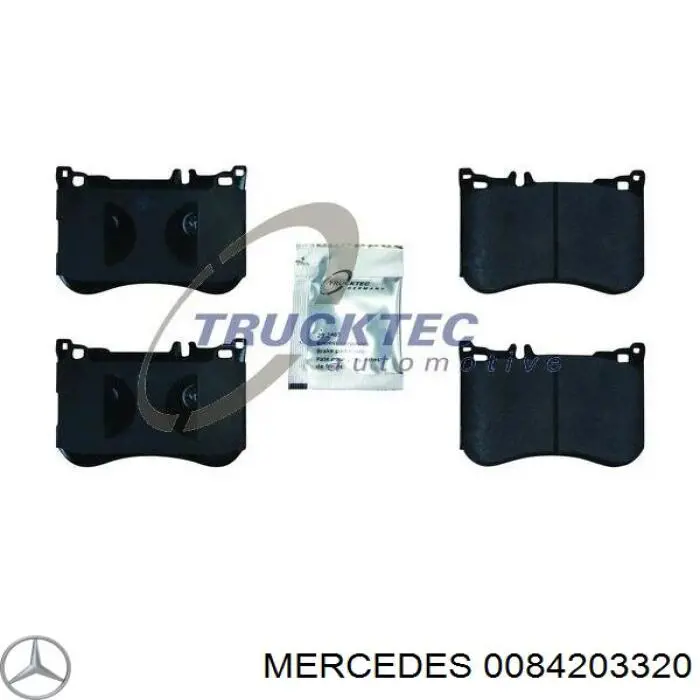 Передние тормозные колодки 0084203320 Mercedes