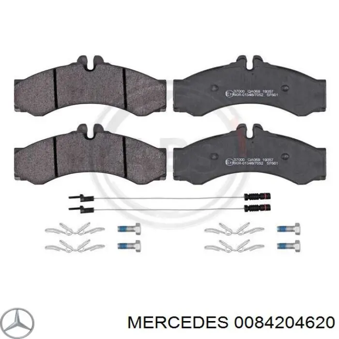 0084204620 Mercedes передние тормозные колодки