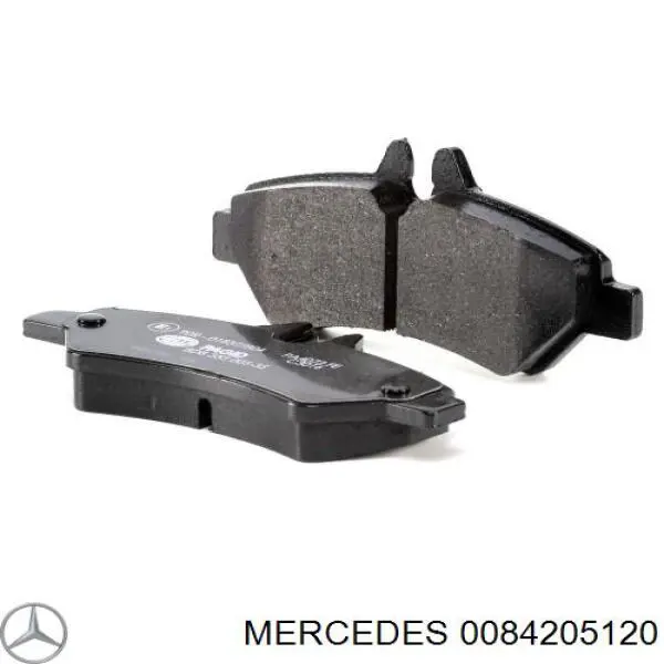 Задние тормозные колодки 0084205120 Mercedes