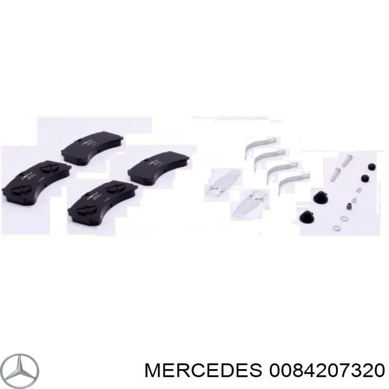 A0084207320 Mercedes Колодки тормозные дисковые комплект
