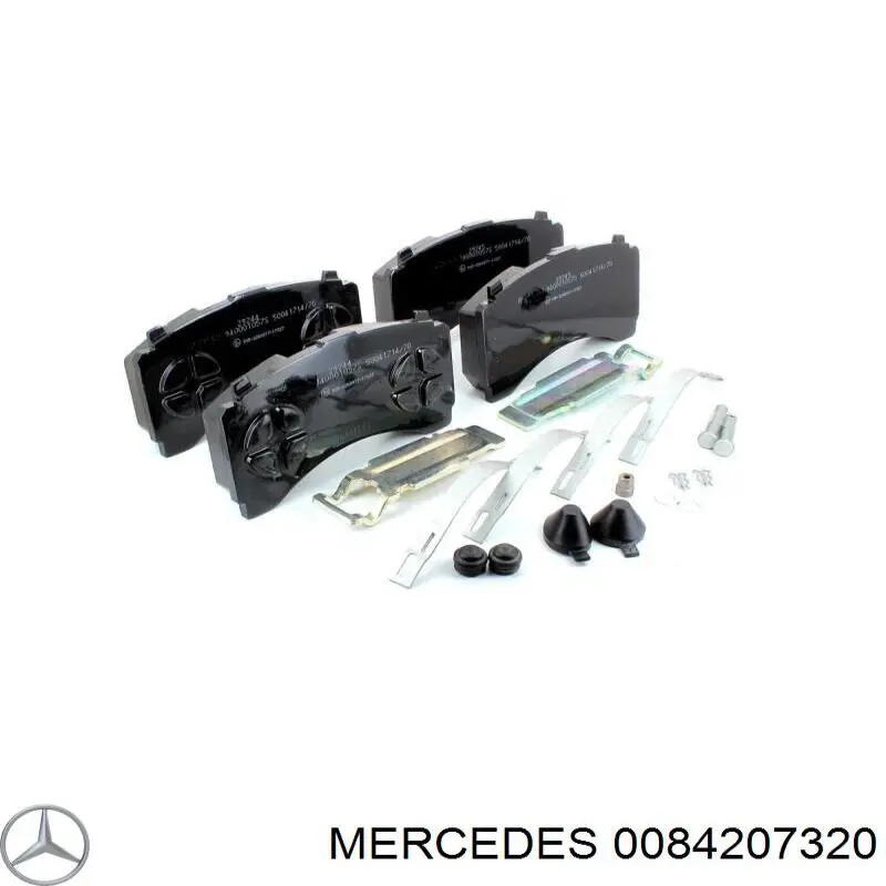 Колодки дисковые  Mercedes A0084207320 цена, от 105.95 USD