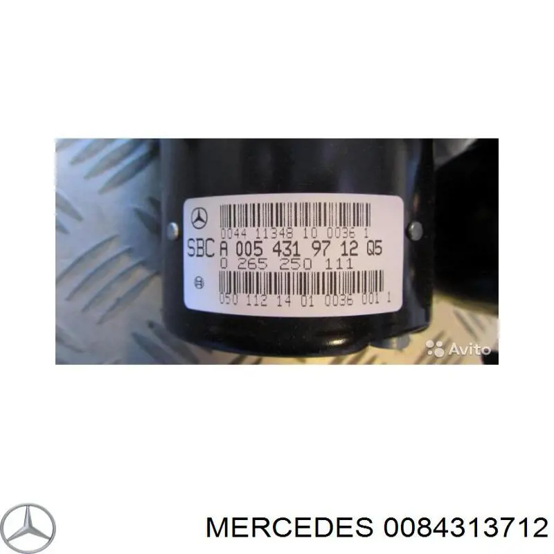 0084313712 Mercedes блок управления абс (abs гидравлический)
