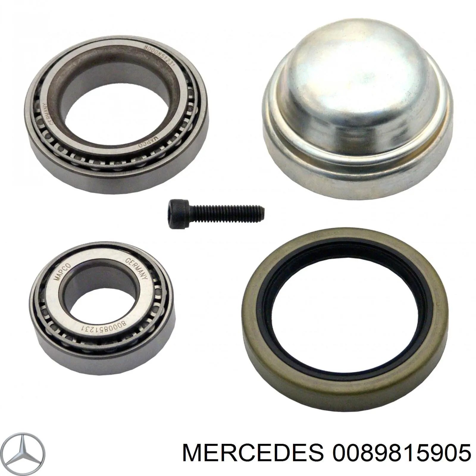 Подшипник ступицы колеса Mercedes 0089815905 цена, от 25.05 USD