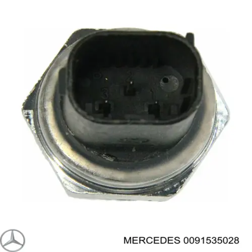 0091535028 MERCEDES Sensor de presion gases de escape original y equivalente