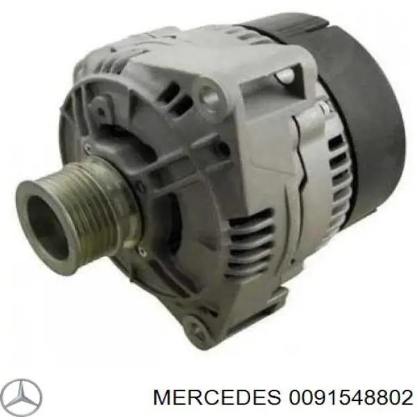Генератор автомобиля Mercedes 0091548802