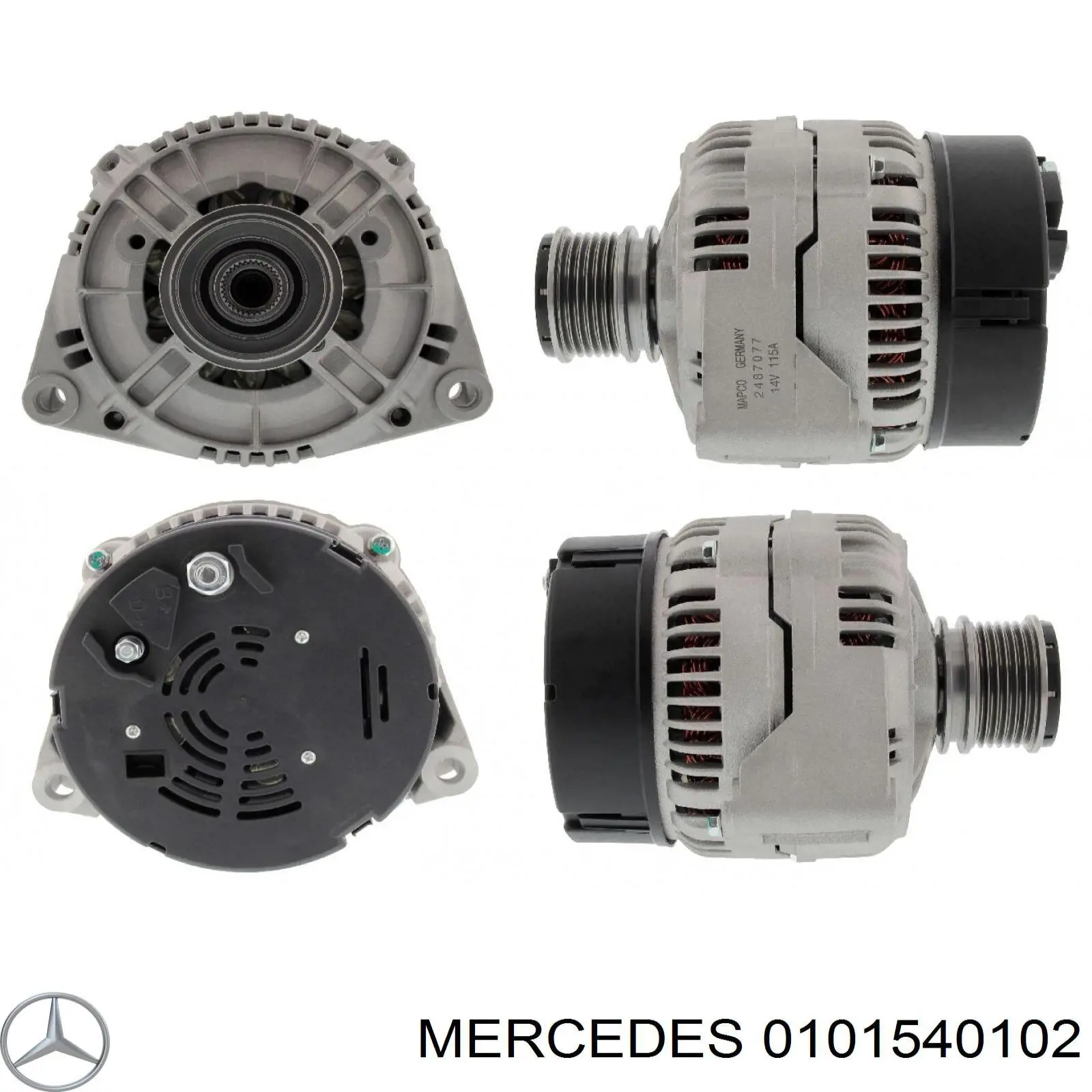 Генератор 0101540102 Mercedes