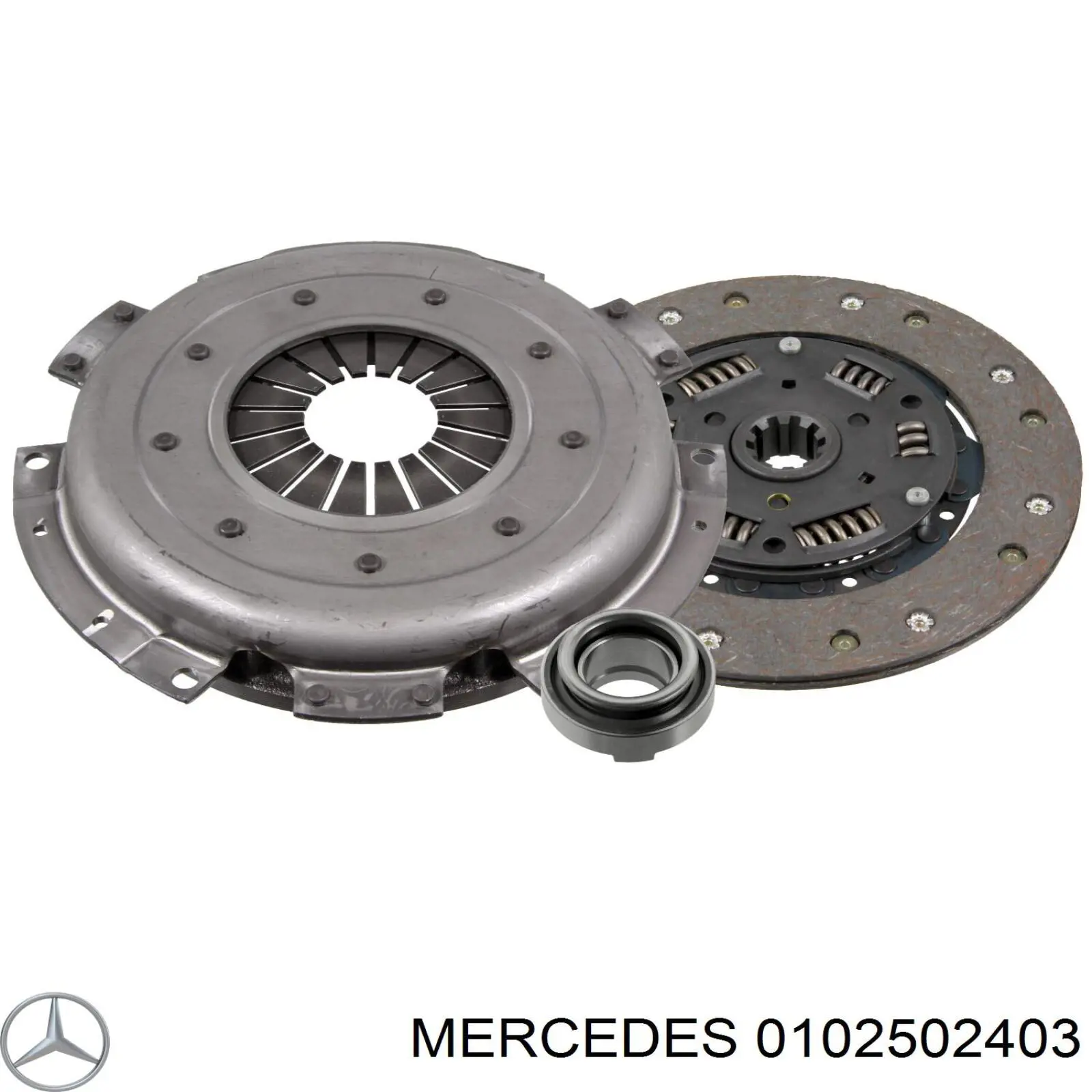 Диск сцепления 0102502403 Mercedes