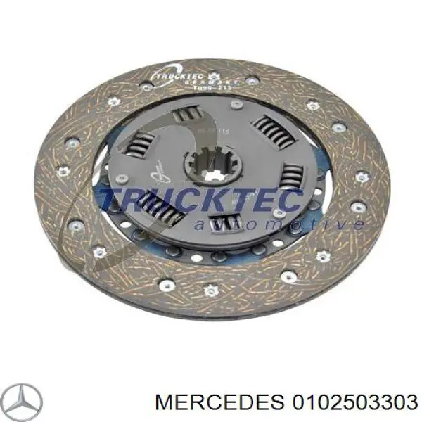 0102503303 Mercedes диск сцепления