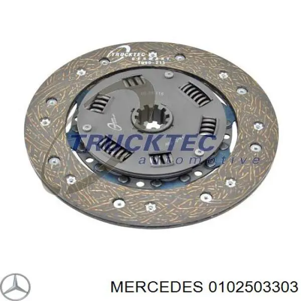 Диск сцепления 0102503303 Mercedes