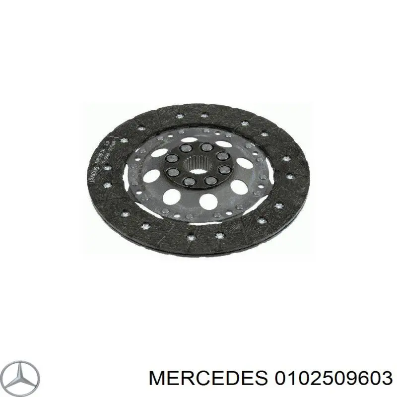 0102509603 Mercedes disco de embraiagem