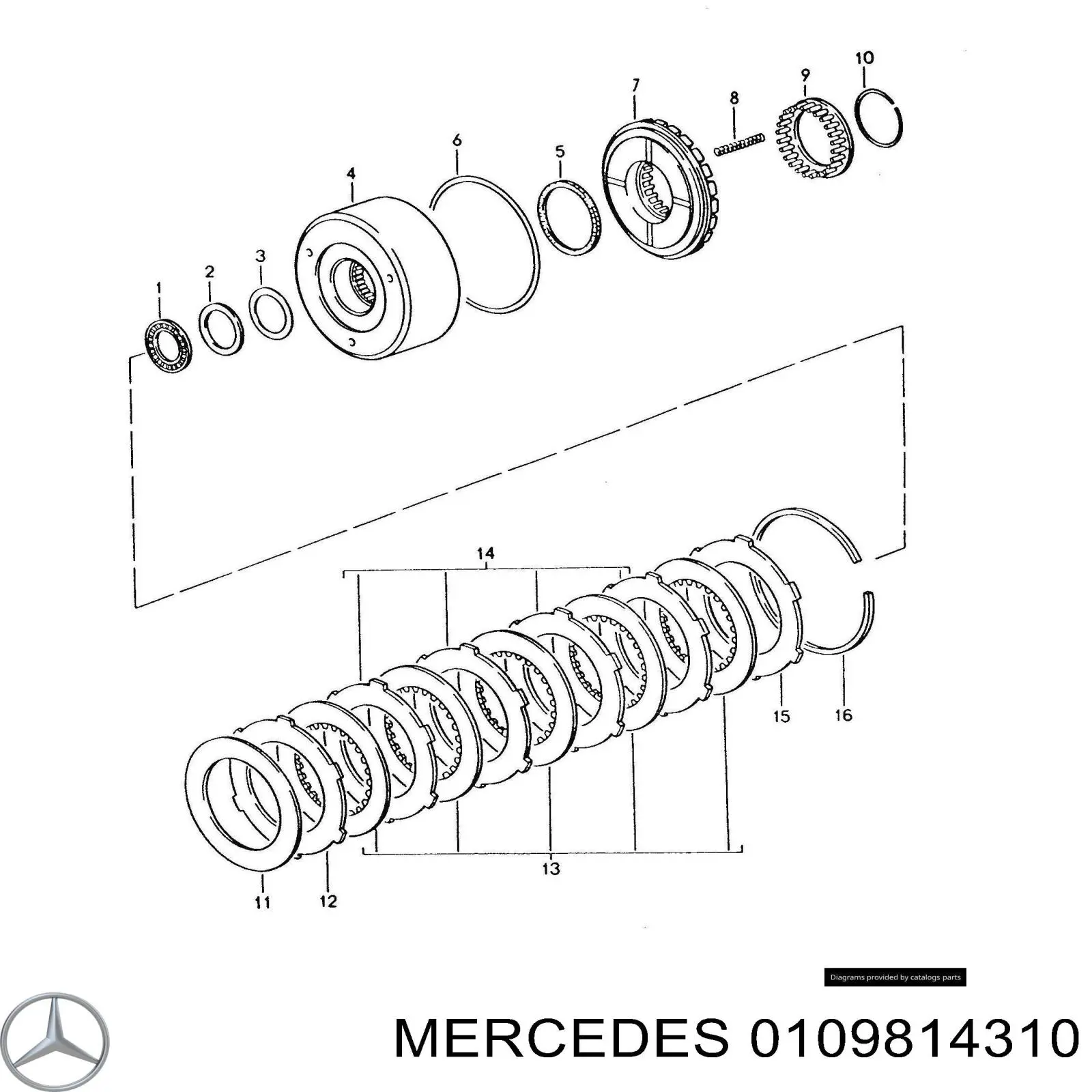 0109814310 Mercedes 