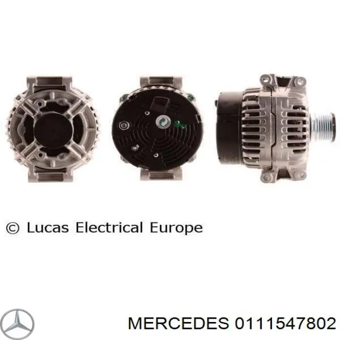 0111547802 Mercedes генератор