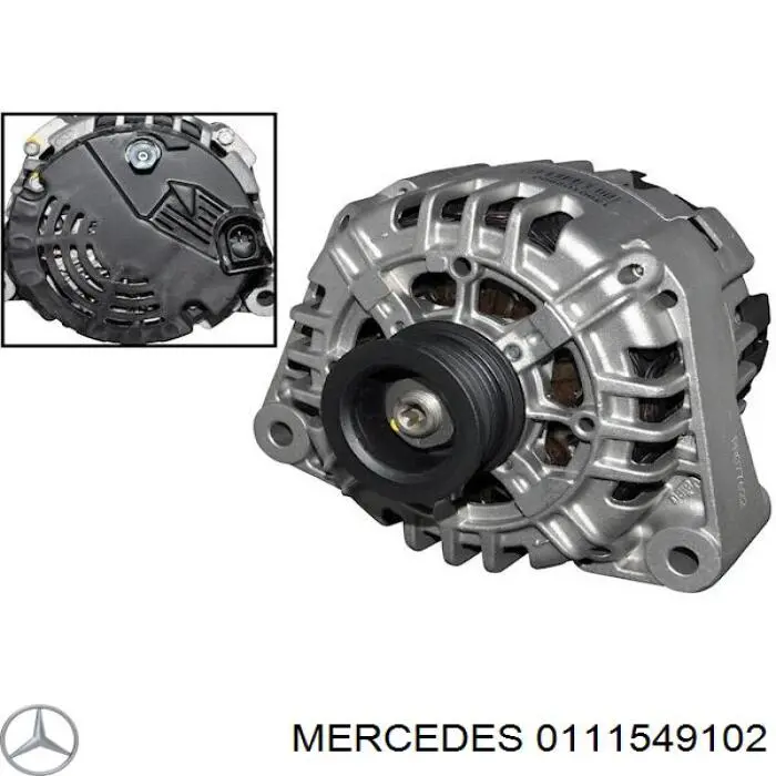 0111549102 Mercedes генератор