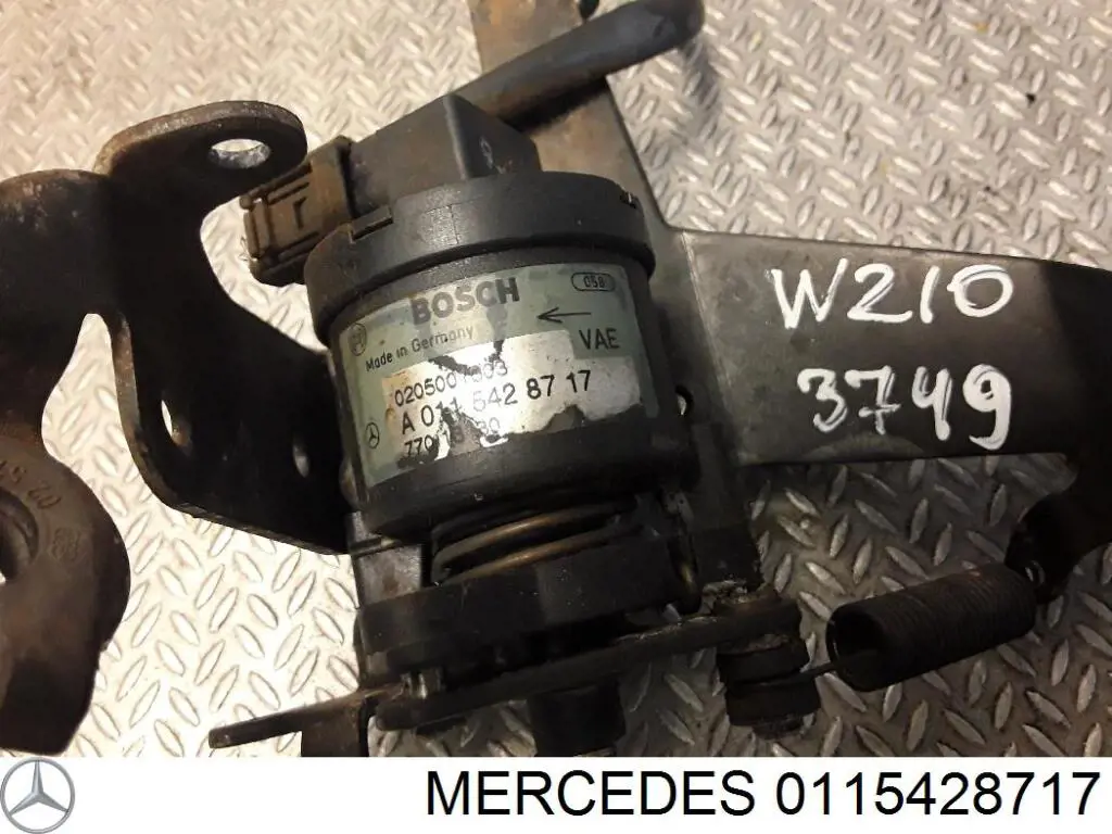 0115428717 Mercedes датчик положения педали акселератора (газа)