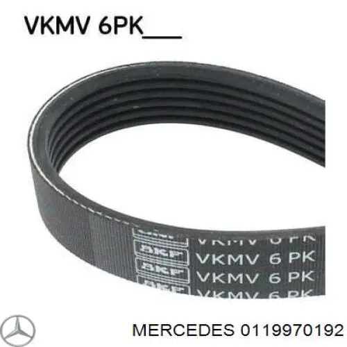 Клиновый ремень Mercedes 0119970192 цена, от 14.73 USD
