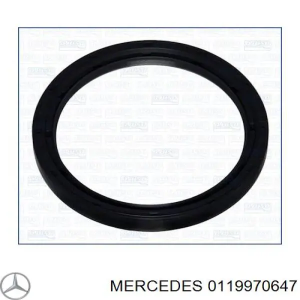 0119970647 Mercedes vedação traseira de cambota de motor