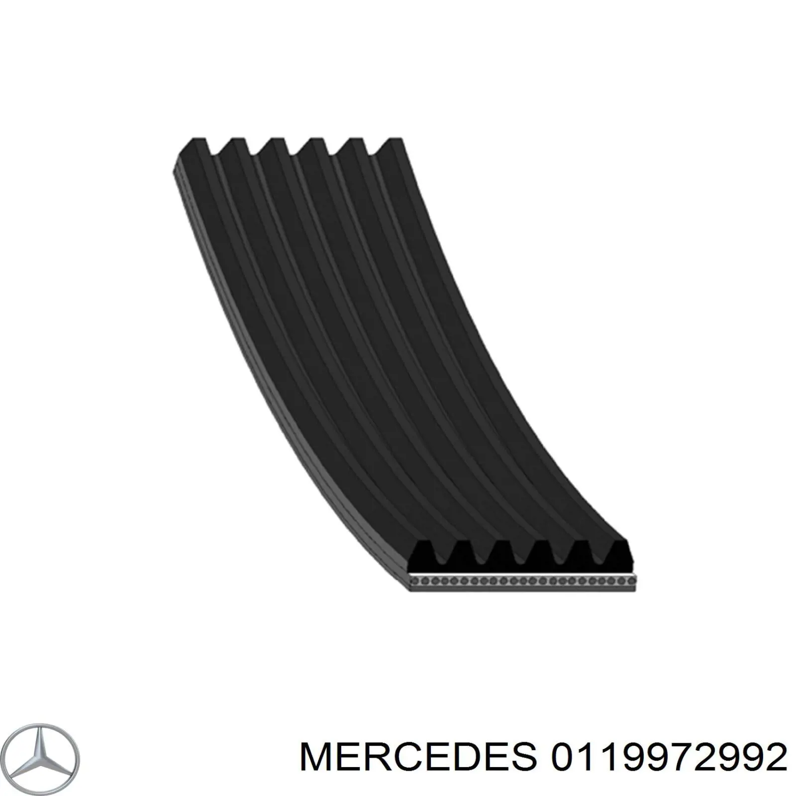 0119972992 Mercedes ремень генератора