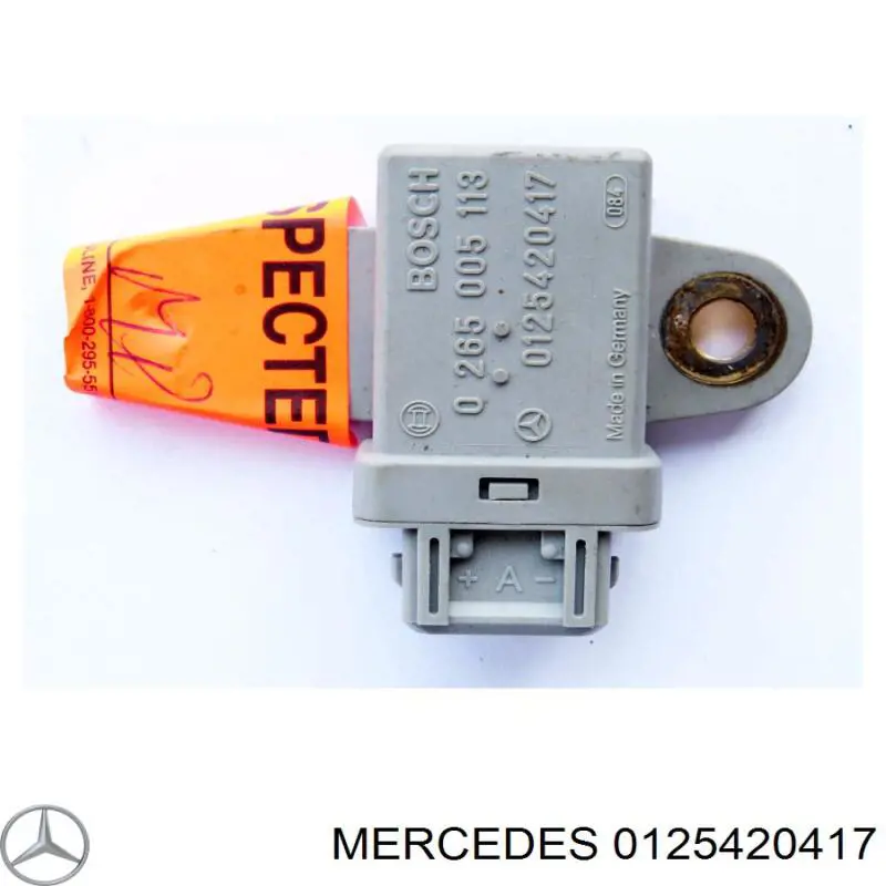 Sensor de aceleração longitudinal para Mercedes E (S210)