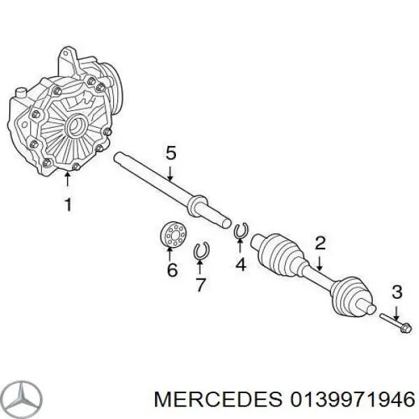 Сальник редуктора переднего моста Mercedes 0139971946 цена, от 15.74 USD