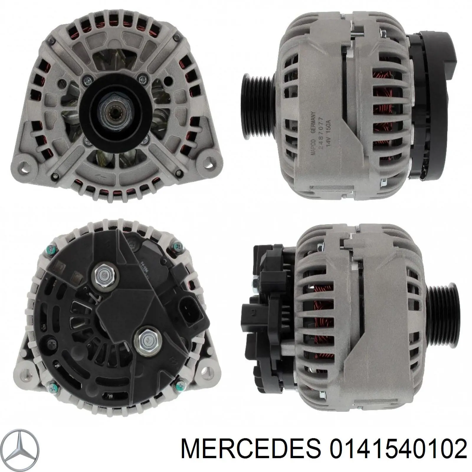 Купить 0141540102 Mercedes Генератор