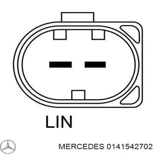 0141542702 Mercedes генератор