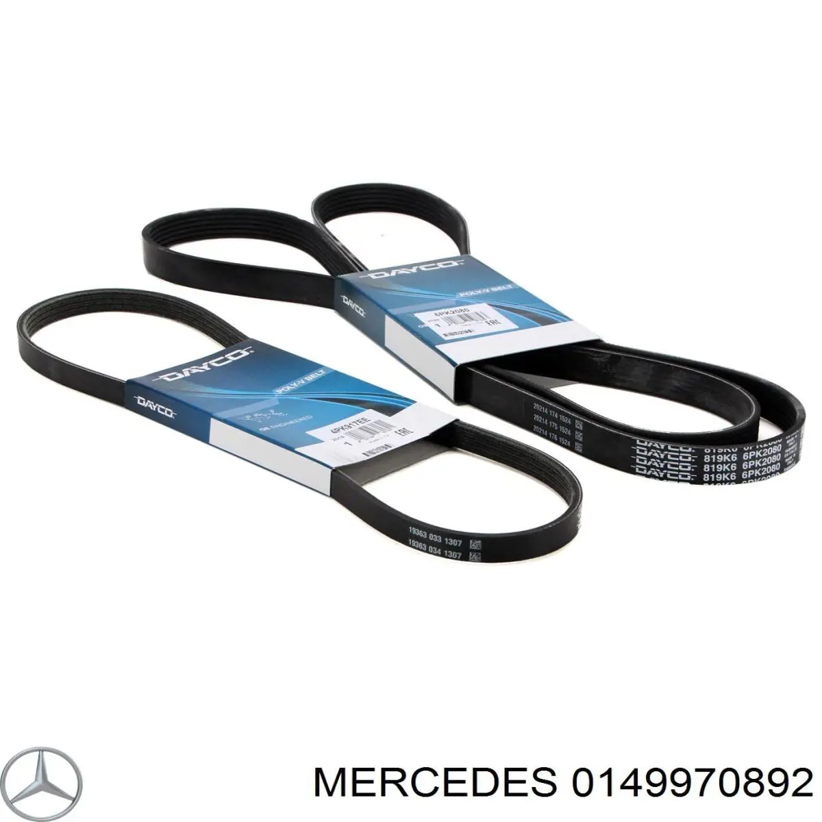 Купить 0149970892 Mercedes Ремень генератора