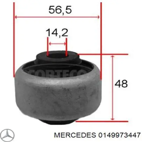 Сальник АКПП/КПП (выходного/вторичного вала) MERCEDES 239970147