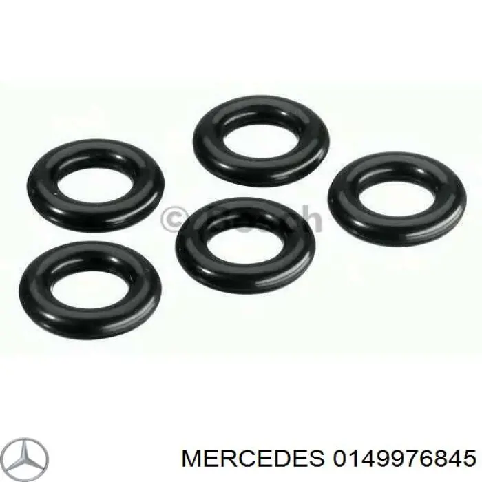 0149976845 Mercedes кольцо (шайба форсунки инжектора посадочное)