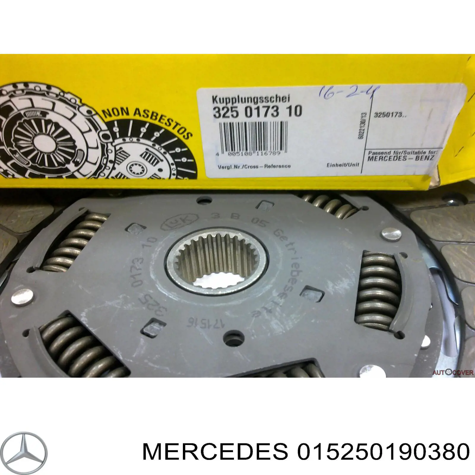 Диск сцепления Mercedes 015250190380 цена, от 42.64 USD
