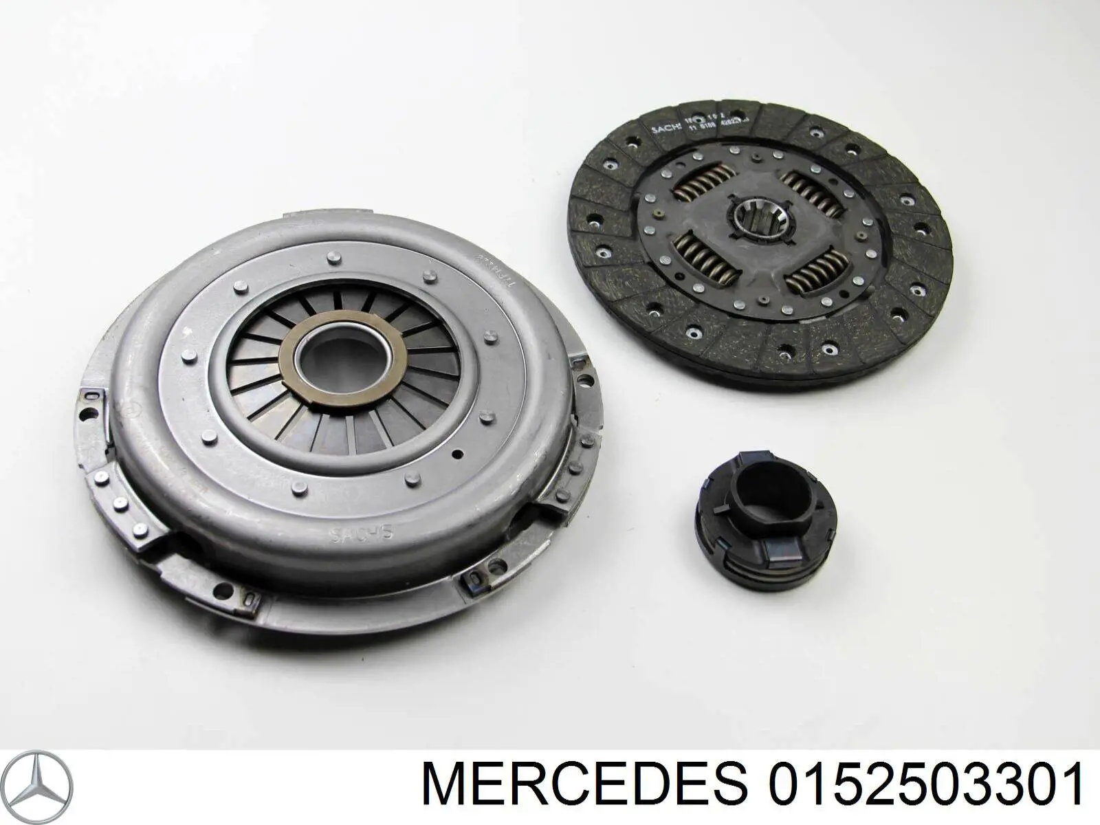 Комплект сцепления (3 части) Mercedes 0152503301 цена, от 125.24 USD