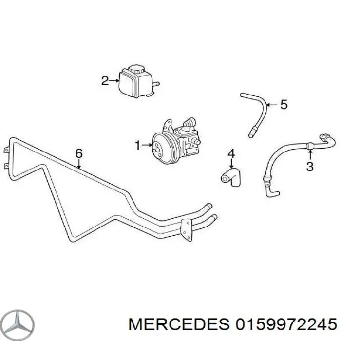 Уплотнительное кольцо штуцеров рулевой рейки Mercedes 0159972245 цена, от 6.17 USD